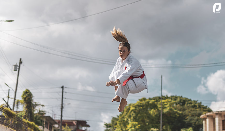 Karate-Do karateka de Cuba Claudia Burgos