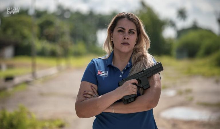 Laina Pérez es una de las grandes representantes del tiro deportivo en Cuba