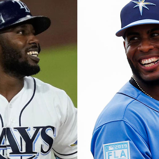 Peloteros cubanos de MLB Randy Arozarena y Yandy Díaz