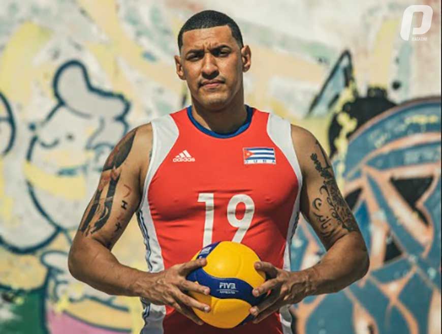 jugador cubano de voleibol Fernando Hernández