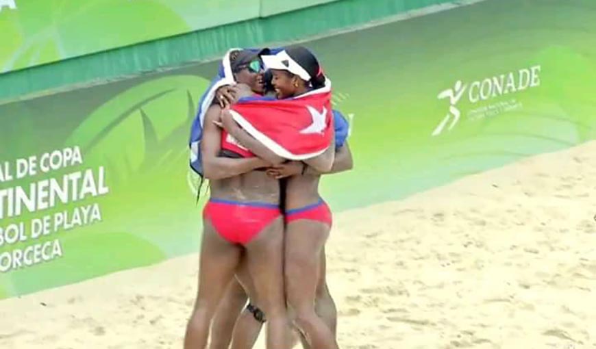 Decisión poco justa en el voleibol de playa femenino de Cuba