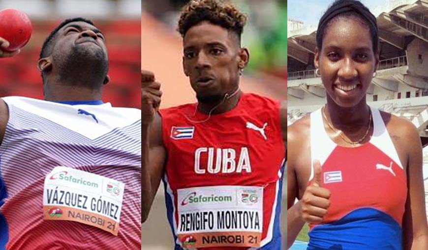 Oro y dos de bronce: día brillante para Cuba en Mundial Juvenil de Atletismo