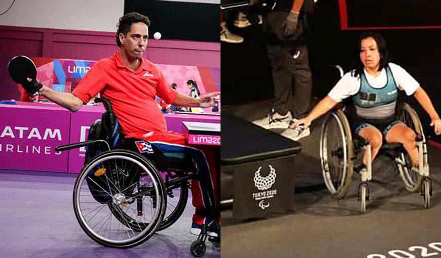 Dos deportistas marcan debut cubano en los Paralímpicos de Tokio
