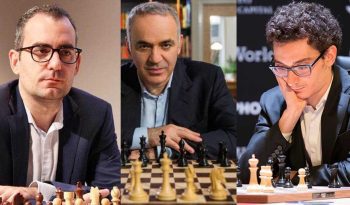 Leinier Domínguez, Kasparov y Caruana en Chess 9LX