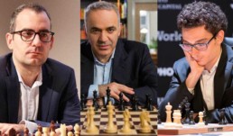 Leinier Domínguez, Kasparov y Caruana en Chess 9LX