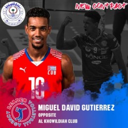 Miguel David Gutiérrez contrato voleibol