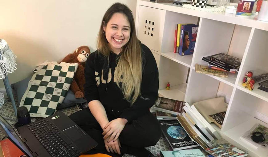 Thalía Cervantes: una ajedrecista cubana brilla en el Campeonato de EEUU