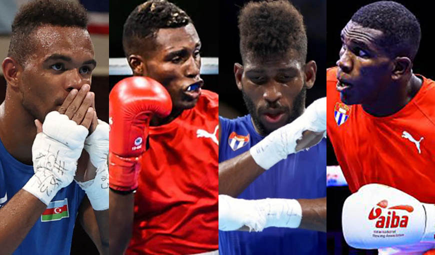 Cuatros boxeadores cubanos pelearán por oro en el Mundial