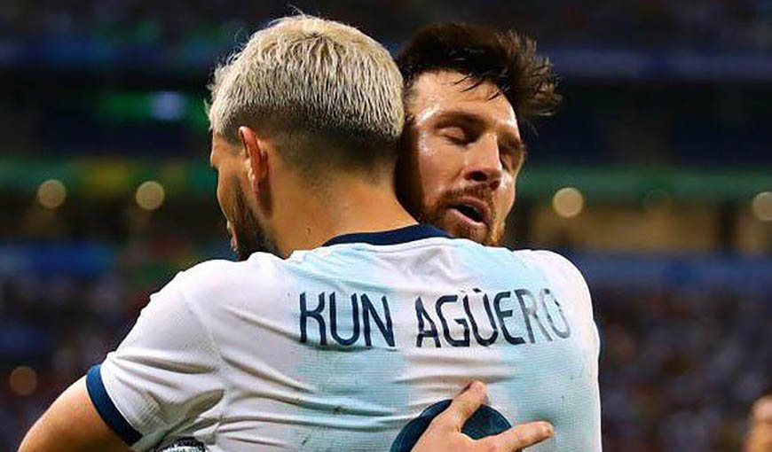 Así despide Messi a su amigo Kun Agüero