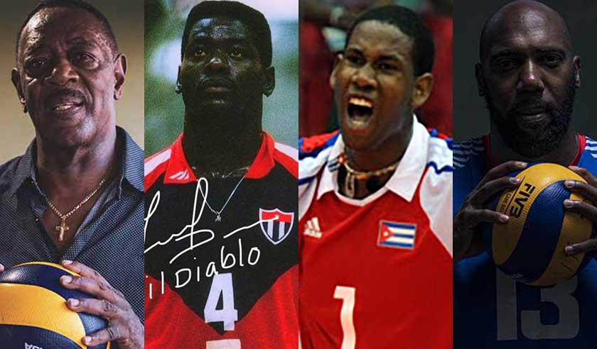 Los tres mejores voleibolistas cubanos que entrenó Orlando Samuels