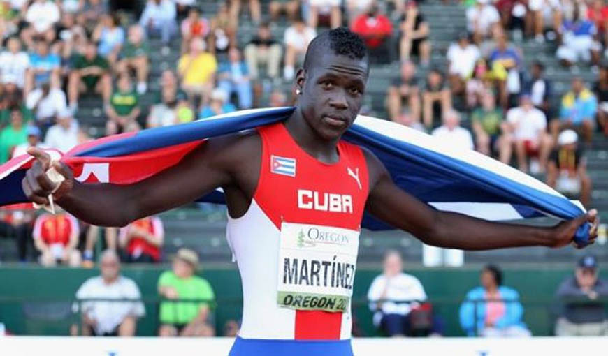 Cubano Lázaro Martínez establece mejor marca del año en triple salto