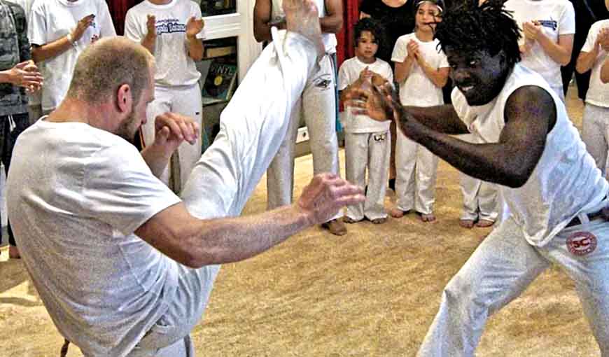 Practicante capoeira Marlon Torrientes