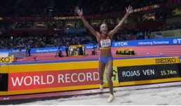 nuevo récord mundial de la venezolana Yulimar Rojas
