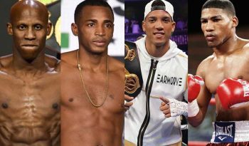 boxeadores cubanos Yordenis Ugás, Yuriorkis Gamboa, Erislandy Lara, David Morrell
