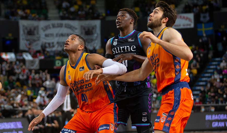 Valencia Basket de Jasiel Rivero cede en cancha del Bilbao