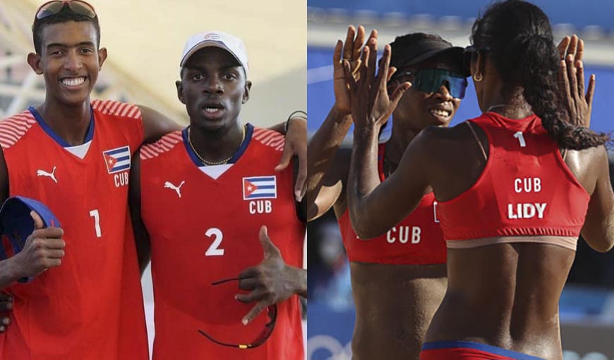 Duplas cubanas tendrán acción en Mundial de voleibol de playa