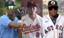 Prospectos cubanos Yiddi Cappe, César Prieto y Pedro León