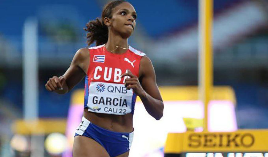 Cubana Yarima García a la final de los 200 metros de Cali 2022