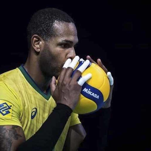 Yoandy Leal con Brasil en Campeonatp Mundial