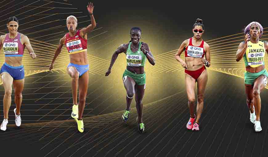 Finalistas a Mejor atleta femenina 2022