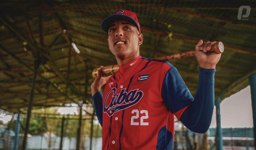 Beisbolista cubano Cristian Hidalgo