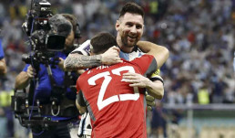 Messi y Dibu Martínez en Qatar 2022
