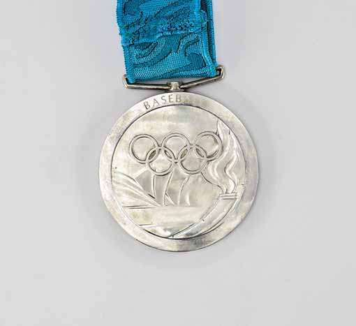 Medalla de plata béisbol Juegos Olímpicos de verano de Sídney 2000