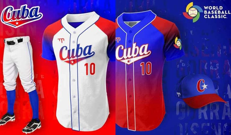 Uniformes de Cuba para Clásico Mundial de Béisbol