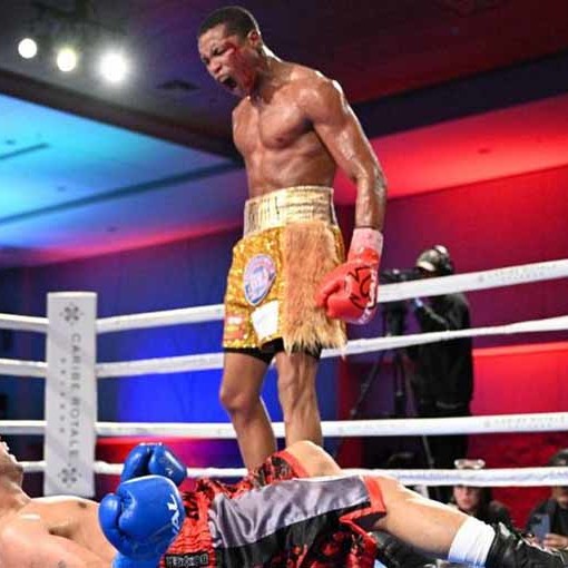 Boxeador cubano Kevin Brown