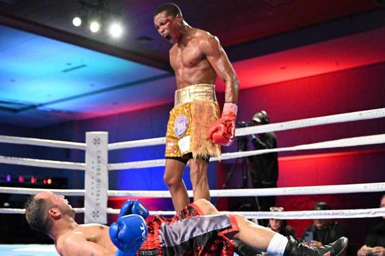 Boxeador cubano Kevin Brown