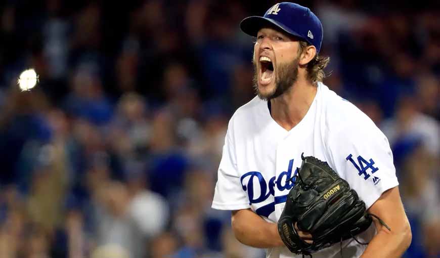 Clayton Kershaw, pícher de los Dodgers MLB