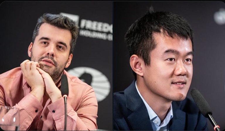 Ding Liren Ian Nepomniachtchi campeonato mundial