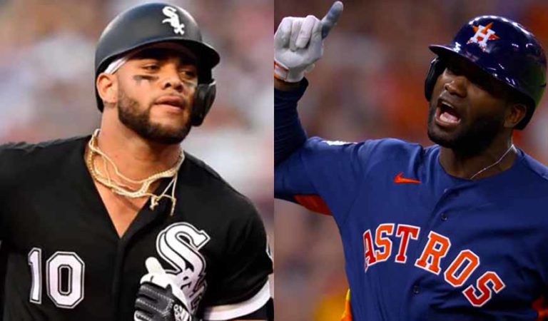 Peloteros cubanos en MLB Yoan Moncada y Yordan Álvarez