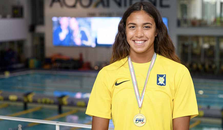 Valentina Procaccini nadadora italiana ascendencia cubana