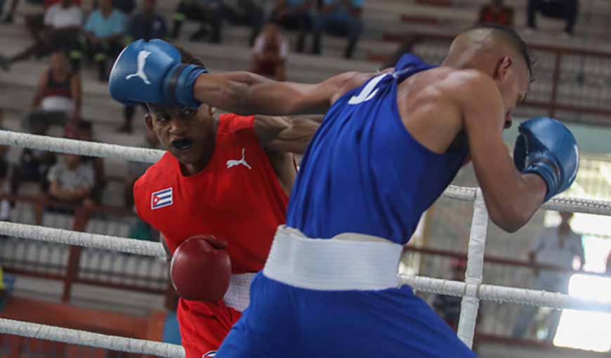Boxeador cubano Alejandro Claro