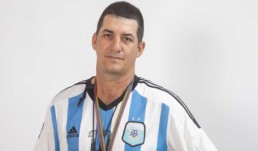 Entrenador cubano fútbol Maikel Serrano