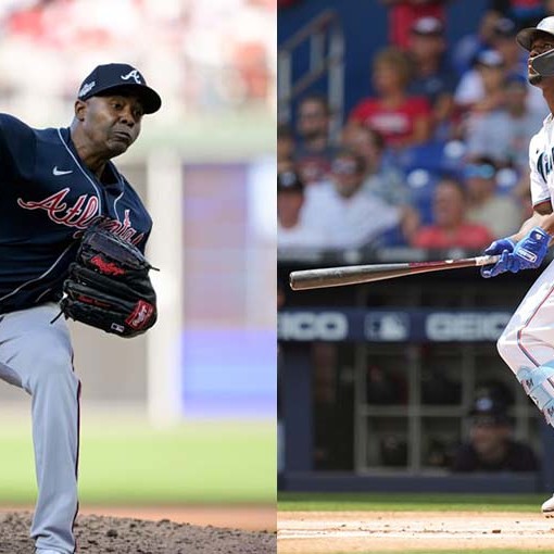 Raisel Iglesias y Jorge Soler