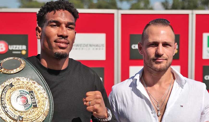 Boxeadores Osleys Iglesias y Artur Reis bxoeo cubano