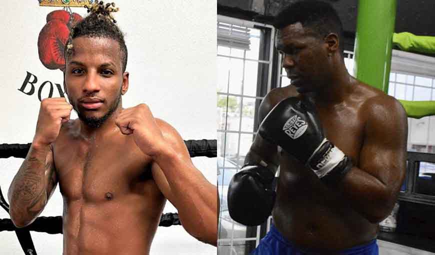 Boxeadores cubanos Lenier Peró y Joahnys Argilagos