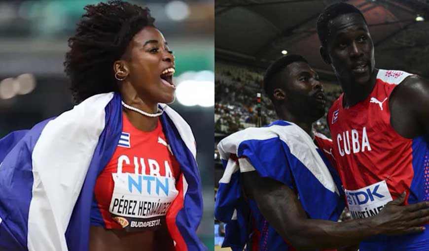 Medallistas cubanos en Mundial de Atletismo