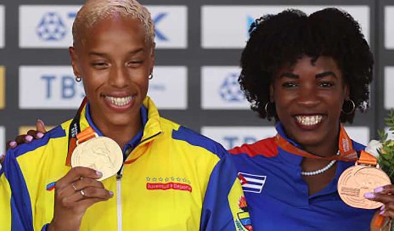 Yulimar Rojas y Leyanis Pérez triple salto atletismo