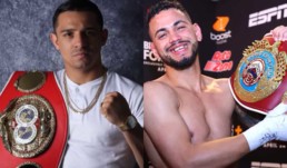 Boxeadores campeones de las 126 libras, Luis Alberto “El Venado” López y Robeisy Ramírez