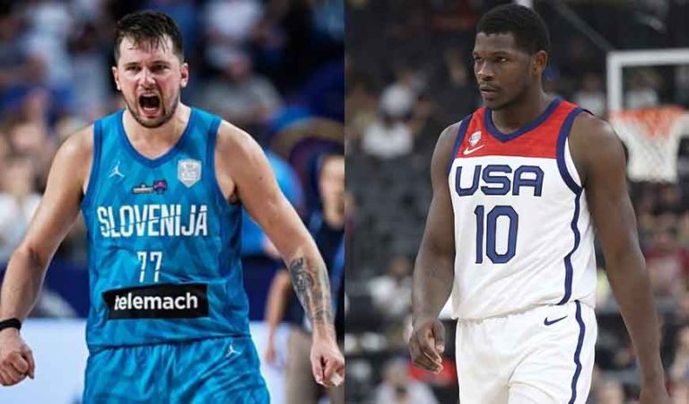 Mundial de Baloncesto Luka Doncic Anthony Edwards