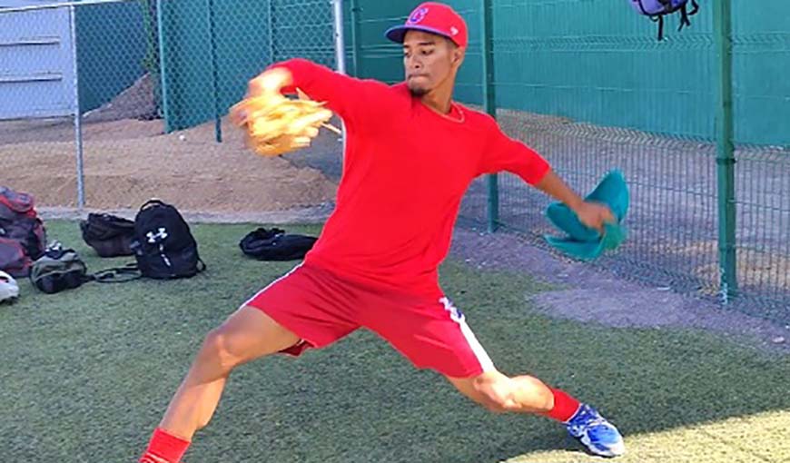 Darío Sarduy, prospecto del picheo cubano al béisbol de Japón