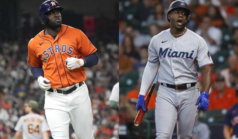 Jorge Soler y Yordan Álvarez