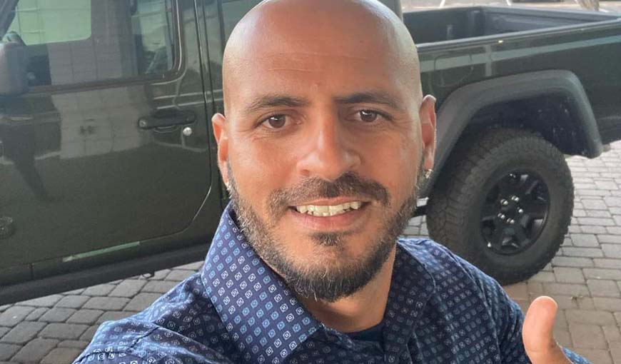 Exfutbolista cubano Yeniel Bermúdez, en Estados Unidos