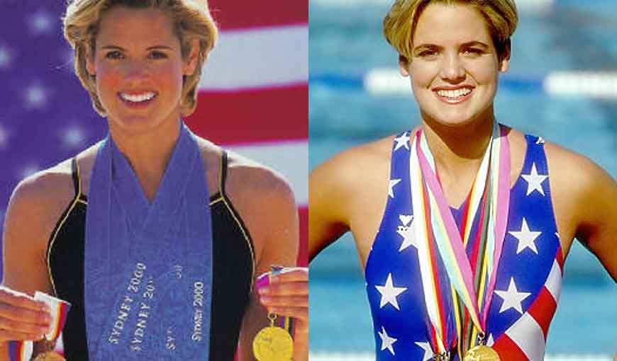 Nadadora estadounidense Dara Torres ganó medallas olímpicas tres décadas