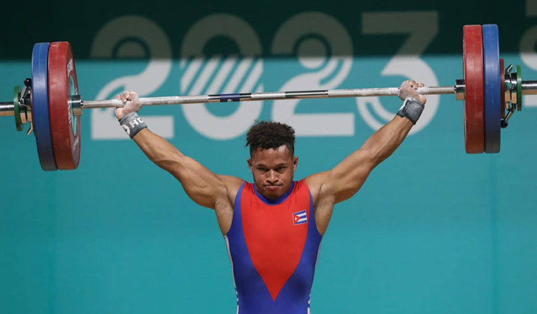 Pesista cubano Arley Calderón Juegos Panamericanos