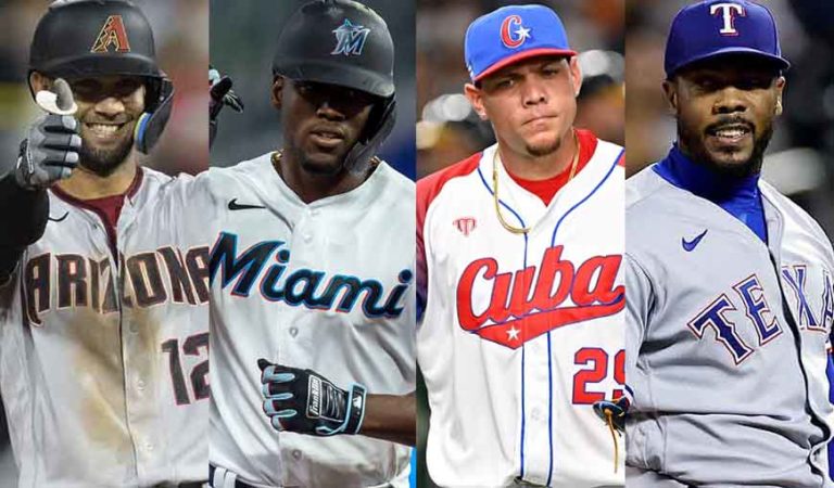 Beisbolistas agentes libres cubanos en MLB Gurriel, Chapman