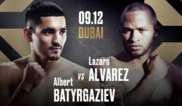 Boxeador cubano Lázaro Álvarez vs Albert Batyrgaziev en la Noche de Campeones de la IBA